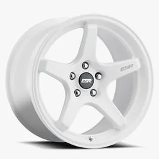 ESR APX5C 18.0x9.5 ET22 5x120  / 72.56 (Custom Drill) - Gloss White